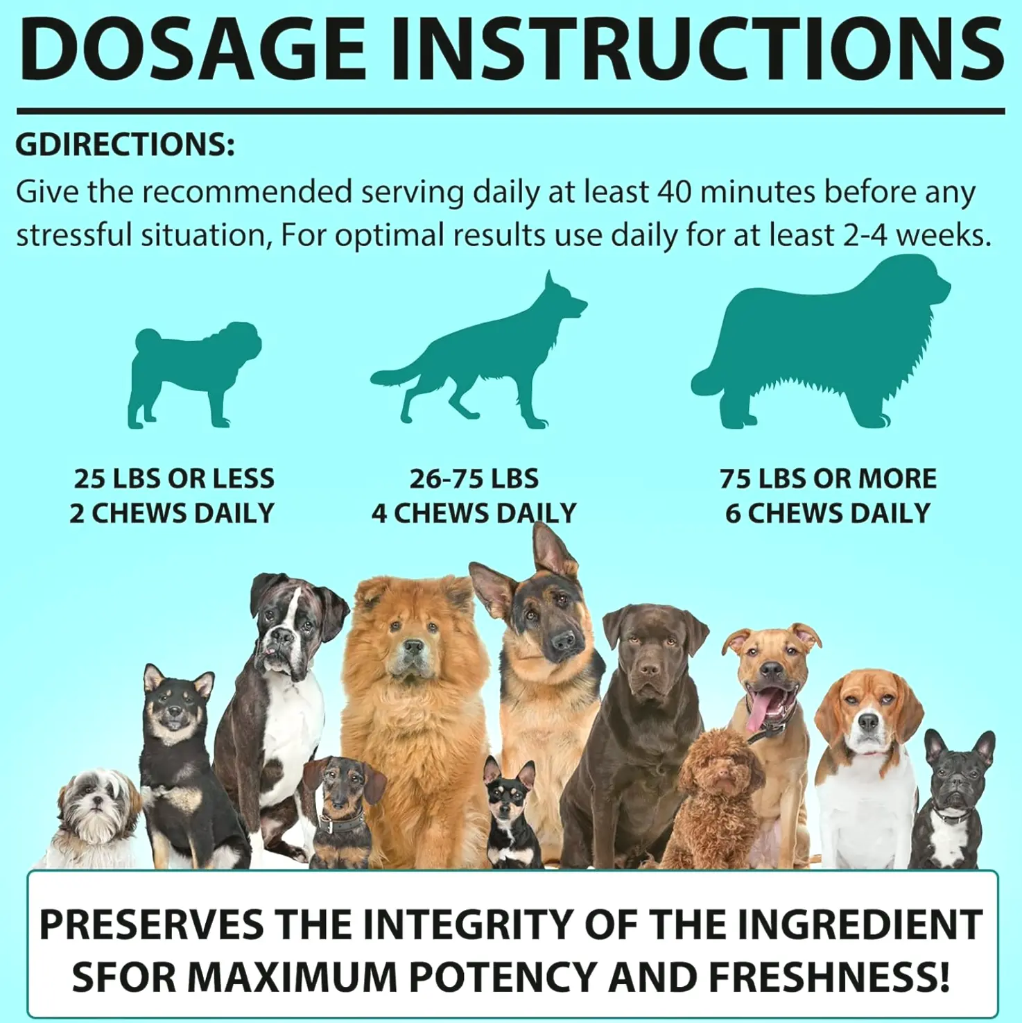 Natural Dog Calming Treats (Meat)