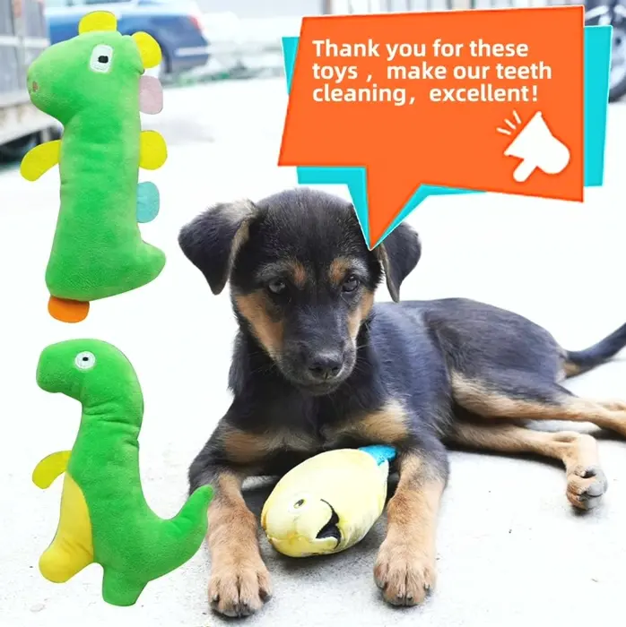 Pet Toys Set Noisy Doggie Chew Toys Teeth Cleaning