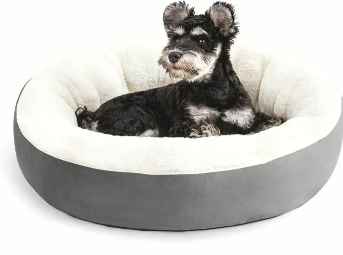 Heart's cabin Circular Donut Animal Comfort Mattress, 20in For Pets