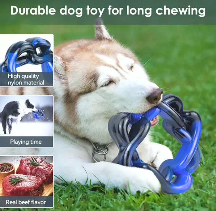 Durable Dog Chew Rings